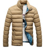 Winter Jacket Cotton Blend Coats Zipper