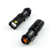 Mini Black Waterproof LED Flashlight
